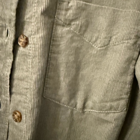 H&M Olive Corduroy Shirt - Picture 3 of 4